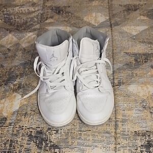 White High-Top Sneakers